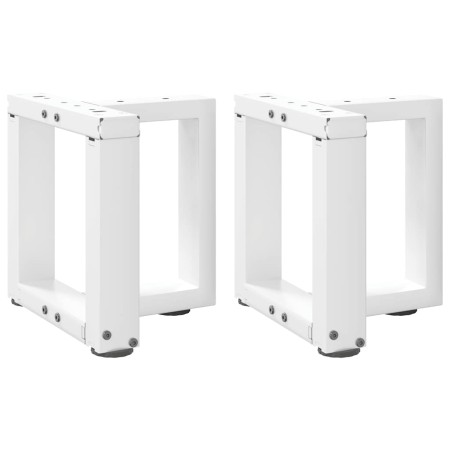 Patas para mesa de centro en forma de T (2 unidades), color blanco, 30 x 25 x (30-31) cm, acero | Foro24.es | Tu tienda online para hogar, jardín y más Foro24.es
