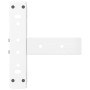 Patas para mesa de centro en forma de T (2 unidades), color blanco, 30 x 25 x (30-31) cm, acero | Foro24.es | Tu tienda online para hogar, jardín y más Foro24.es
