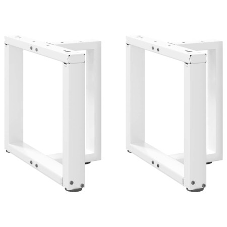 Patas para mesa de centro en forma de T (2 unidades), color blanco, 50 x 25 x (42-43) cm, acero | Foro24.es | Tu tienda online para hogar, jardín y más Foro24.es