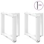 Patas para mesa de centro en forma de T (2 unidades), color blanco, 50 x 25 x (42-43) cm, acero | Foro24.es | Tu tienda online para hogar, jardín y más Foro24.es