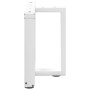 Patas para mesa de centro en forma de T (2 unidades), color blanco, 50 x 25 x (42-43) cm, acero | Foro24.es | Tu tienda online para hogar, jardín y más Foro24.es