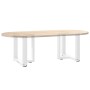 Patas para mesa de centro en forma de T (2 unidades), color blanco, 50 x 25 x (42-43) cm, acero | Foro24.es | Tu tienda online para hogar, jardín y más Foro24.es