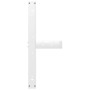 Patas para mesa de comedor en forma de T (2 unidades), color blanco, 100 x 35 x (72-73) cm, acero | Foro24.es | Tu tienda online para hogar, jardín y más Foro24.es