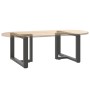 Patas para mesa de centro en forma de T (2 unidades), antracita, 60 x 25 x (42-43) cm, acero | Foro24.es | Tu tienda online para hogar, jardín y más Foro24.es