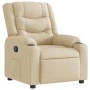Sillón reclinable de tela crema | Foro24.es | Tu tienda online para hogar, jardín y más Foro24.es
