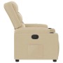 Sillón reclinable de tela crema | Foro24.es | Tu tienda online para hogar, jardín y más Foro24.es