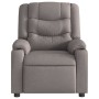 Sillón de masaje reclinable de tela gris taupé by , Armchairs - Ref: Foro24-4019933, Price: 225,89 €, Discount: %