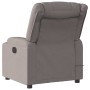 Sillón de masaje reclinable de tela gris taupé by , Armchairs - Ref: Foro24-4019933, Price: 225,89 €, Discount: %