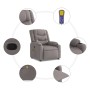 Sillón de masaje reclinable de tela gris taupé by , Armchairs - Ref: Foro24-4019933, Price: 225,89 €, Discount: %