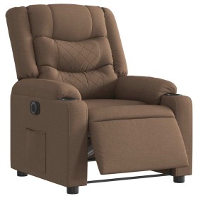 Sillón reclinable eléctrico de tela marrón von , Sessel - Ref: Foro24-3310248, Preis: 257,58 €, Rabatt: %