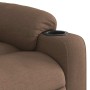 Sillón reclinable elevable de tela marrón by , Armchairs - Ref: Foro24-3310262, Price: 281,53 €, Discount: %