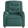 Sillón reclinable de masaje eléctrico tela verde oscuro | Foro24.es | Tu tienda online para hogar, jardín y más Foro24.es