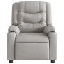 Sillón reclinable de masaje eléctrico tela gris nube by , Armchairs - Ref: Foro24-3310260, Price: 277,97 €, Discount: %