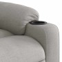 Sillón reclinable de masaje eléctrico tela gris nube by , Armchairs - Ref: Foro24-3310260, Price: 277,97 €, Discount: %