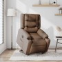 Sillón eléctrico reclinable elevable de tela marrón by , Armchairs - Ref: Foro24-3310276, Price: 326,34 €, Discount: %