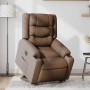 Sillón eléctrico reclinable elevable de tela marrón by , Armchairs - Ref: Foro24-3310276, Price: 326,34 €, Discount: %