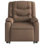 Sillón eléctrico reclinable elevable de tela marrón by , Armchairs - Ref: Foro24-3310276, Price: 326,34 €, Discount: %
