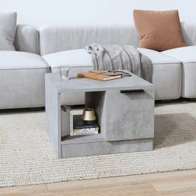 Mesa de centro madera contrachapada gris hormigón 50x50x36 cm de vidaXL, Mesas de centro - Ref: Foro24-811344, Precio: 38,57 ...