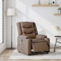 Sillón reclinable de masaje eléctrico tela marrón by , Armchairs - Ref: Foro24-3310255, Price: 277,85 €, Discount: %