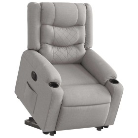 Sillón eléctrico reclinable elevable de tela gris nube von , Sessel - Ref: Foro24-3310281, Preis: 334,88 €, Rabatt: %