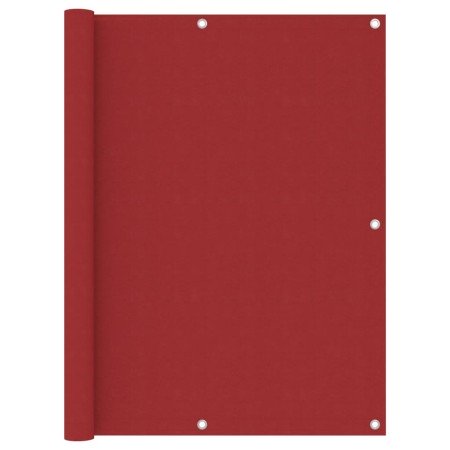 Toldo para balcón de tela oxford rojo 120x600 cm