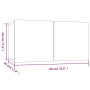 Muebles TV de pared 4 uds contrachapada gris Sonoma 60x30x30 cm de , Muebles TV - Ref: Foro24-3120204, Precio: 134,01 €, Desc...