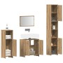 Juego de muebles baño 4 piezas madera ingeniería roble artisan by , Bathroom furniture - Ref: Foro24-3328554, Price: 198,43 €...
