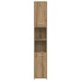 Juego de muebles baño 4 piezas madera ingeniería roble artisan by , Bathroom furniture - Ref: Foro24-3328554, Price: 198,43 €...