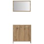 Juego de muebles baño 4 piezas madera ingeniería roble artisan by , Bathroom furniture - Ref: Foro24-3328554, Price: 198,43 €...