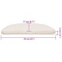 Alfombrilla escalera 20 uds blanca 56x17x3 cm von , Treppenmatten - Ref: Foro24-3365843, Preis: 98,89 €, Rabatt: %