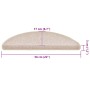 Alfombrilla escalera 20 uds gris topo56x17x3 cm by , Stair mats - Ref: Foro24-3365787, Price: 73,43 €, Discount: %