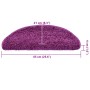 Alfombrilla escalera 30 uds violeta 65x21x4 cm | Foro24.es | Tu tienda online para hogar, jardín y más Foro24.es