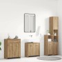 Juego de muebles baño 4 piezas madera ingeniería roble artisan by , Bathroom furniture - Ref: Foro24-3328942, Price: 256,25 €...