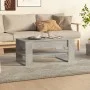 Mesa de centro madera contrachapada gris hormigón 102x55x45 cm de vidaXL, Mesas de centro - Ref: Foro24-810903, Precio: 69,59...