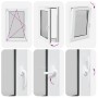 Ventana de sótano "RISOR" 60x90 cm oscilobatiente DIN izquierda | Foro24.es | Tu tienda online para hogar, jardín y más Foro24.es