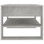 Betongrauer Couchtisch aus Sperrholz, 102 x 55 x 45 cm von vidaXL, Couchtisch - Ref: Foro24-810903, Preis: 70,58 €, Rabatt: %
