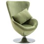Sillón giratorio con forma de huevo con cojín de terciopelo verde claro von , Sessel - Ref: Foro24-248585, Preis: 119,94 €, R...