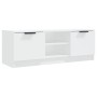 Weißer TV-Schrank aus Sperrholz, 102 x 35 x 36,5 cm von vidaXL, TV-Möbel - Ref: Foro24-811511, Preis: 65,80 €, Rabatt: %