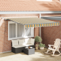 Toldo Retráctil Automático con LED Verde y Amarillo 300x250 cm by , Awnings - Ref: Foro24-3330166, Price: 466,39 €, Discount: %
