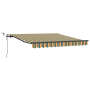 Toldo Retráctil Automático con LED Verde y Amarillo 300x250 cm by , Awnings - Ref: Foro24-3330166, Price: 466,39 €, Discount: %