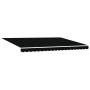 Toldo Retráctil Manual Negro 450x350 cm, Tela de Reemplazo para Toldo de 4.5x3.5 m Marco Negro by , Awnings - Ref: Foro24-333...