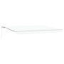 Toldo Retráctil Manual  Blanco 450x350 cm, Tela de reemplazo para toldo  de 4.5x3.5 m Blanco | Foro24.es | Tu tienda online para hogar, jardín y más Foro24.es