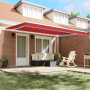 Toldo Retráctil Manual Rojo 450x350 cm | Foro24.es | Tu tienda online para hogar, jardín y más Foro24.es