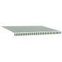 Toldo Retráctil Manual Verde y Blanco 450x350 cm by , Awnings - Ref: Foro24-3331185, Price: 375,09 €, Discount: %