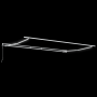 Toldo Retráctil Automático de con LED Blanco 500x300 cm, Tela de Reemplazo para Toldo de 5x3 m Blanco von , Markisen - Ref: F...