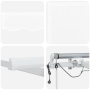 Toldo Retráctil Automático de con LED Blanco 500x300 cm, Tela de Reemplazo para Toldo de 5x3 m Blanco von , Markisen - Ref: F...