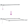 Toldo Retráctil Manual  con LED Blanco 500x300 cm, Tela de Recambio para Toldo  con Marco de 5x3 m Blanco | Foro24.es | Tu tienda online para hogar, jardín y más Foro24.es