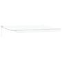 Toldo Retráctil Manual  Blanco 500x300 cm, Tela de Repuesto para Toldo  para Marco de 5x3 m Blanco | Foro24.es | Tu tienda online para hogar, jardín y más Foro24.es