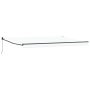 Toldo Manual Retráctil  Blanco 500x300 cm, Tela de Reemplazo para Toldo  de 5x3 m Blanco | Foro24.es | Tu tienda online para hogar, jardín y más Foro24.es