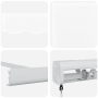 Toldo Manual Retráctil Blanco 500x300 cm, Tela de Reemplazo para Toldo  para Estructura de 5x3 m Blanca | Foro24.es | Tu tienda online para hogar, jardín y más Foro24.es